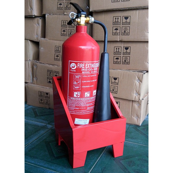 Kệ đựng bình chữa cháy loại 1 bình 4kg, 3kg, 8kg - hình thật