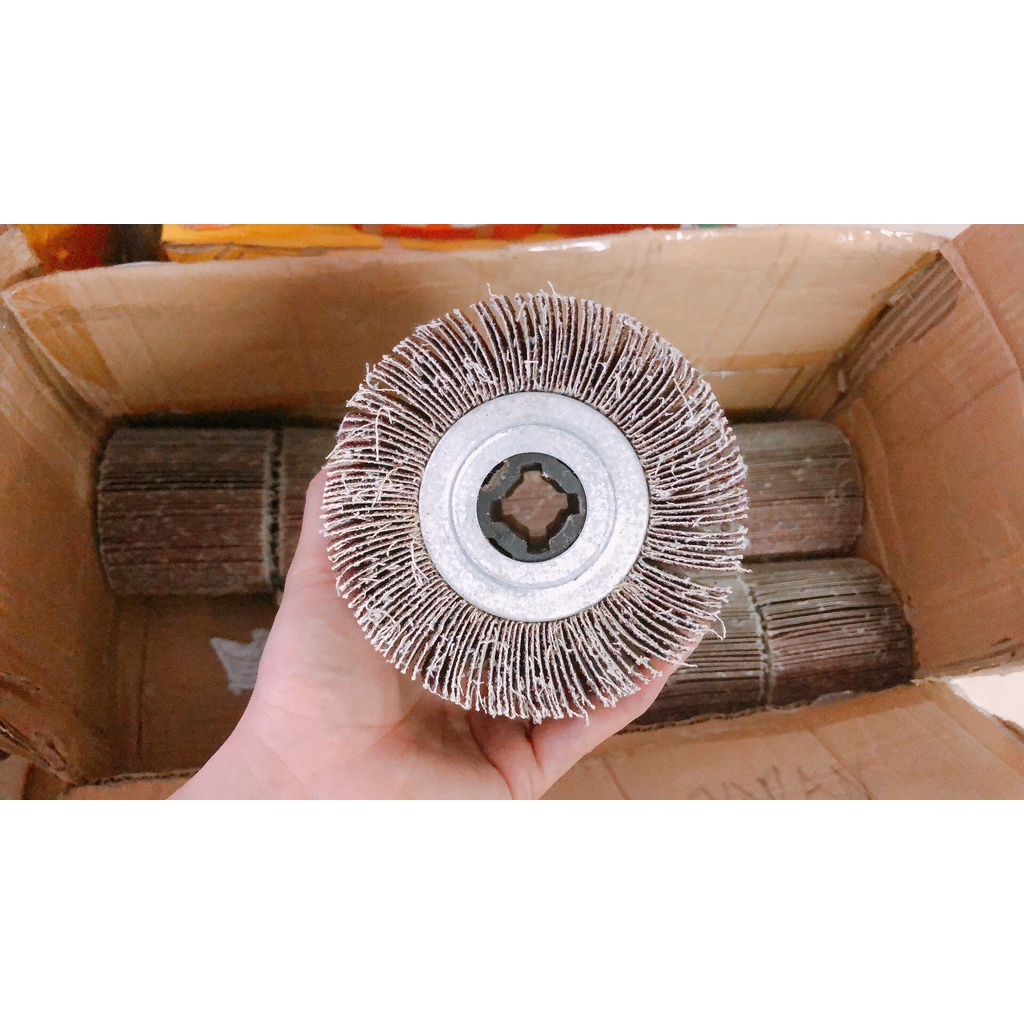 QUẢ LÔ LÁ NHÁM TẠO XƯỚC BỀ MẶT INOX #60  CHUYÊN SUS201, SUS304