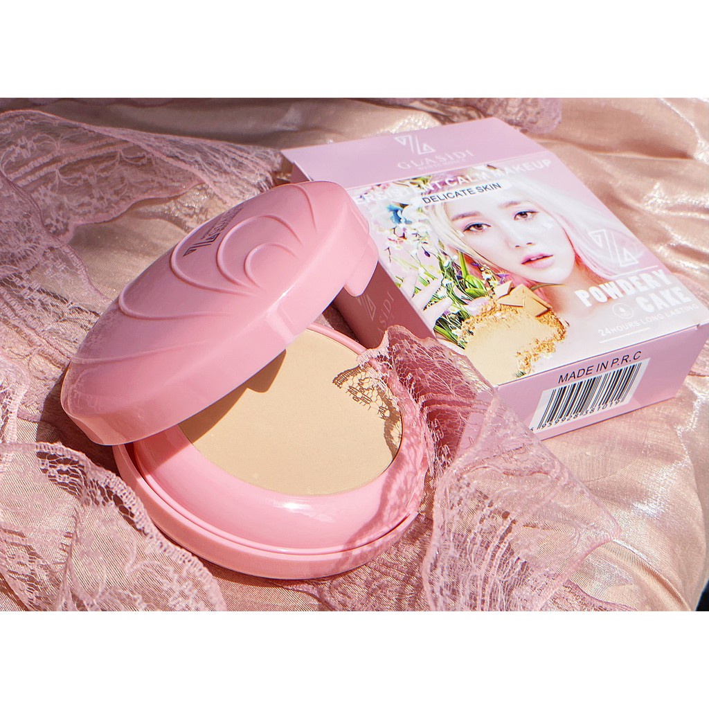 Phấn Nền Nén 2 Tầng GLASIDI 8101 Cô Gái Hồng Chính Hãng Nội Địa | BigBuy360 - bigbuy360.vn