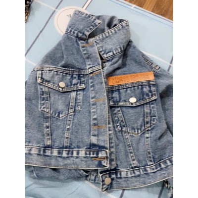 Ảnh thật 4 hình cuối-2W205.Áo khoác denim thời trang croptop thời trang Ulzzang