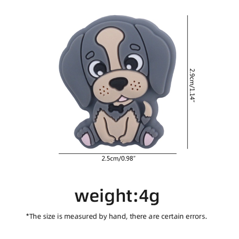 Bộ 3 Món Đồ Chơi Bằng Silicon Hình Thú Hoạt Hình Dễ Thương Trang Trí Cho Chó Gặm