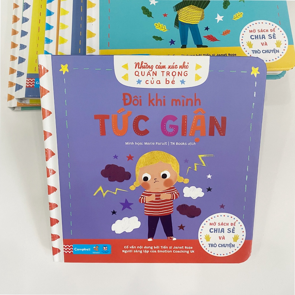 Sách tương tác - Những cảm xúc nhỏ quan trọng của bé – Đôi khi mình tức giận