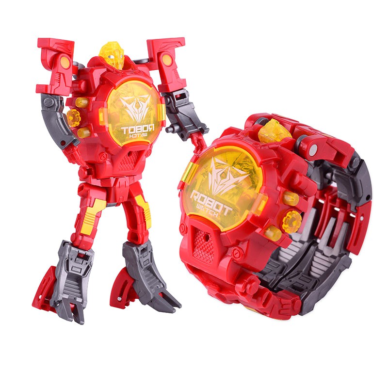 Đồng Hồ Điện Tử Dạng Robot Biến Hình Sáng Tạo Cho Bé | BigBuy360 - bigbuy360.vn
