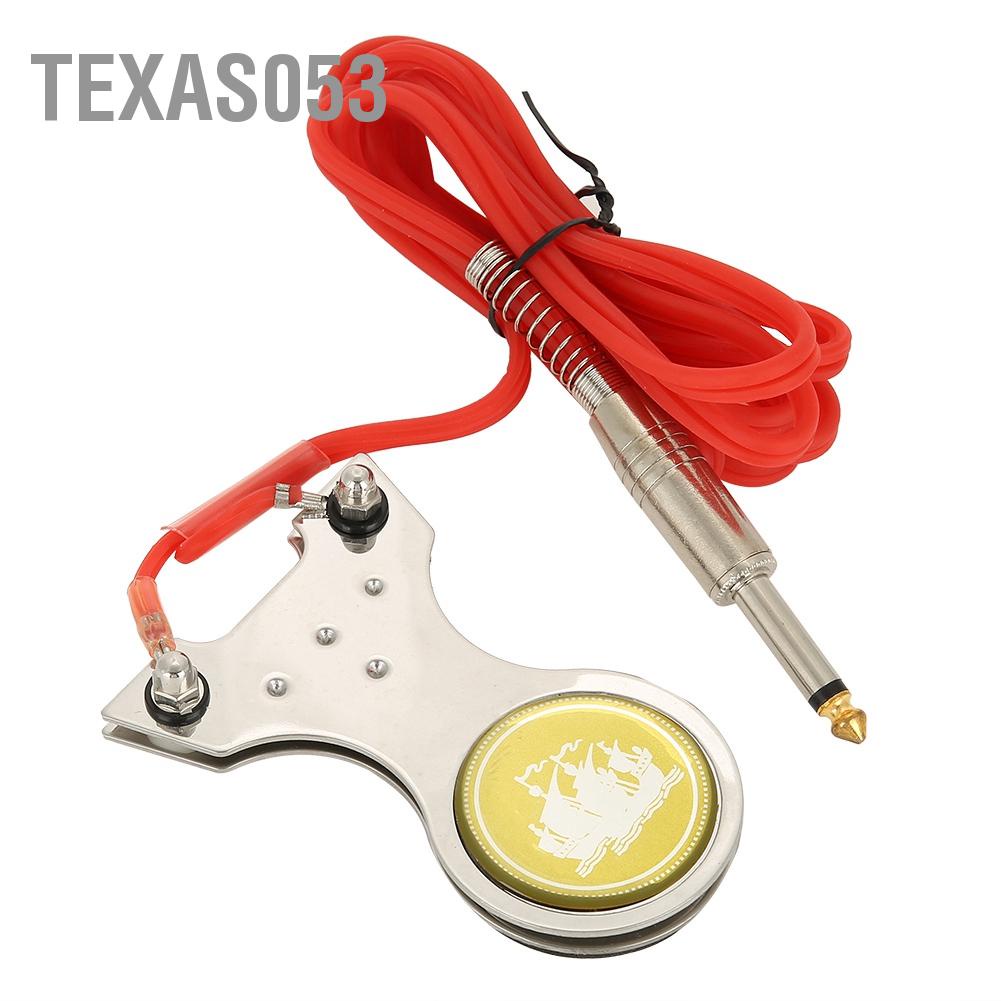 Texas053 Bàn đạp hình xăm Công tắc chống trượt cho máy Nguồn điện với Bộ dây nguồn