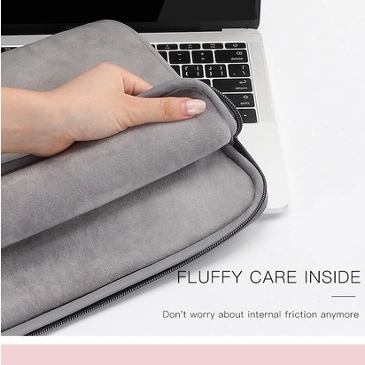 TÚI CHỐNG SỐC Macbook Laptop Taikesen kèm túi nhỏ gọn nhẹ, thời trang, sang chảnh size 12-16inch - TKS02