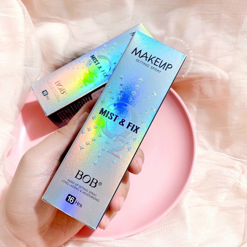 Xịt Khoá nền cấp ẩm & giữ lớp Make-up suốt 16h BOB Mist&fit