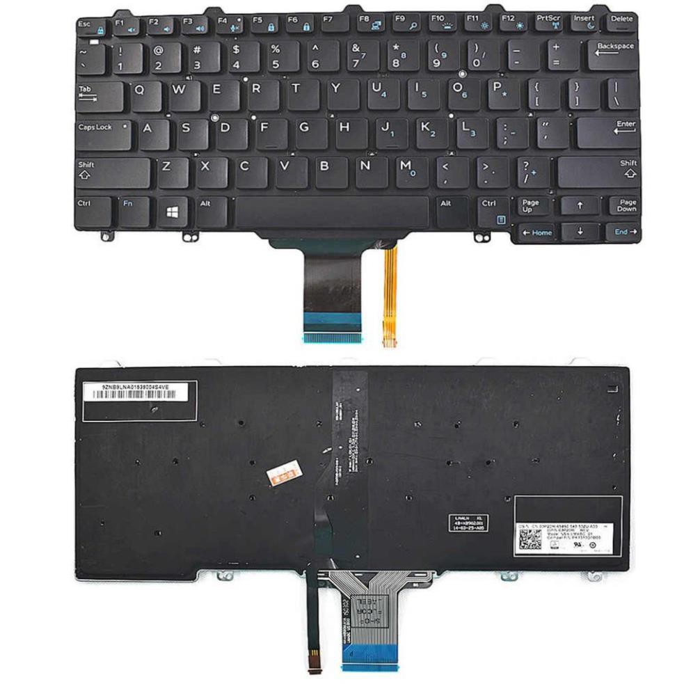 Bàn phím laptop Dell Latitude 3340 3350 E5450 E5470 E7450 E7470 E7480 không đèn, không chuột