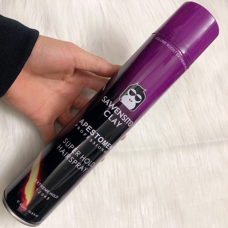 Gôm Xịt Tóc Nam Volcanic Clay 350ml - Keo Xịt Tạo Kiểu Tóc Nam Siêu Giữ Nếp, Hương Thơm Nhẹ Nhàng