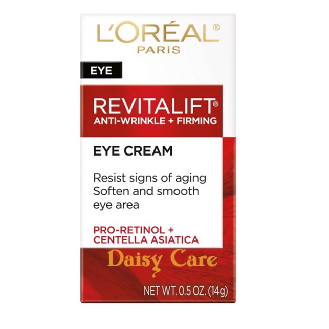 [Hàng Mỹ] Kem dưỡng mắt chống nhăn, giảm bọng mắt Loreal Revitalift Anti-Wrinkle + Firming Eye Cream (14g)