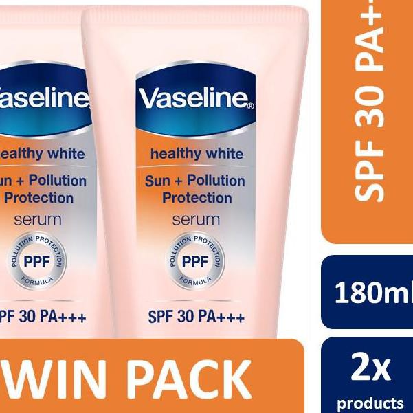 ◙ Set hai lọ Serum Vaseline dưỡng trắng chống nắng SPF 30 PA+++ 180 ml ☏