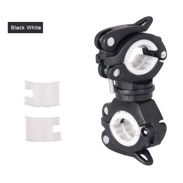 Giá đỡ kẹp đèn pin xe đạp hỗ trợ xoay 360 độ tiện lợi