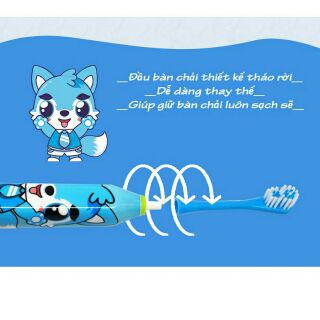 Bàn chải đánh răng điện cho bé