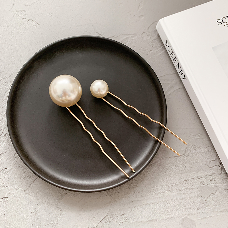 Kẹp tóc đính hạt ngọc trai giả xinh xắn dành cho nữ