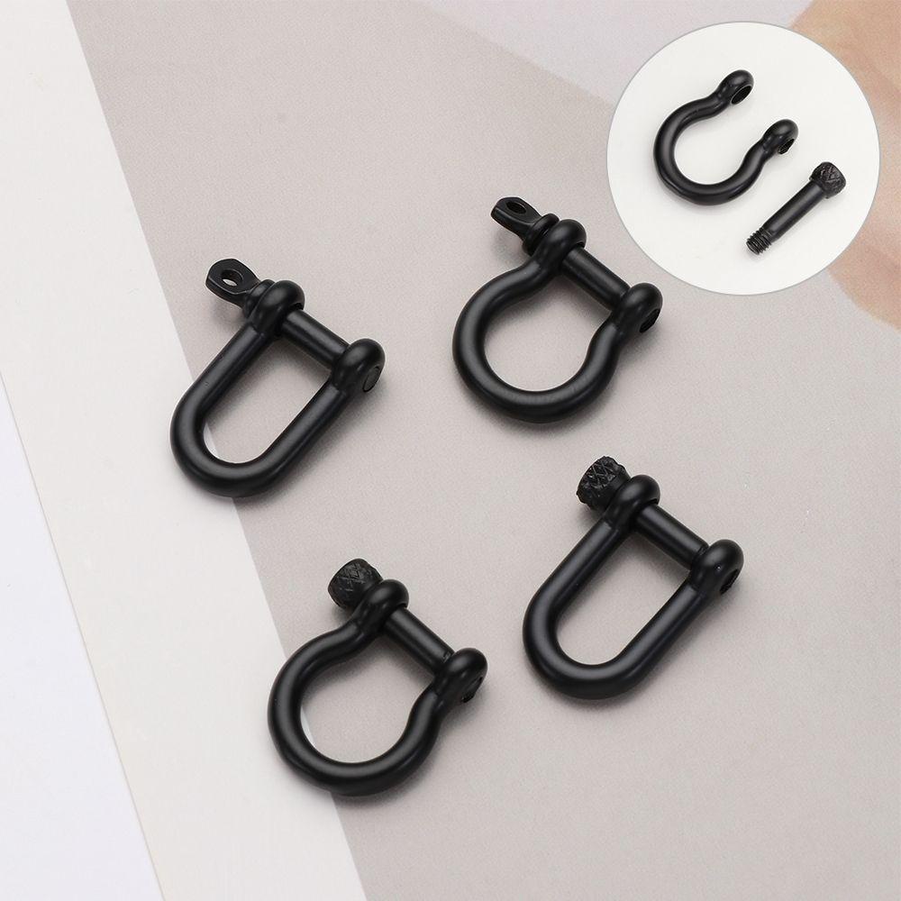 Vòng Tay Móc Chìa Khóa Màu Trơn 4 Kiểu Tùy Chọn
