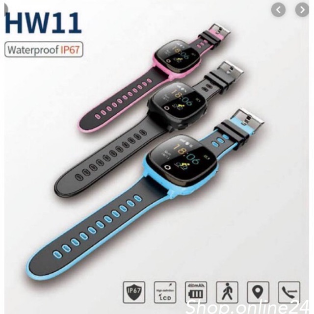 Đồng Hồ Định Vị HW11| GPS chống nước| Tiếng Việt| Nghe gọi - có camera Bảo hành 6 t