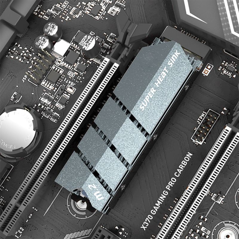 Bộ Tản Nhiệt Nhôm M.2 Ssd Nvme Ngff Kèm Đệm Tản Nhiệt Cho M2 2280