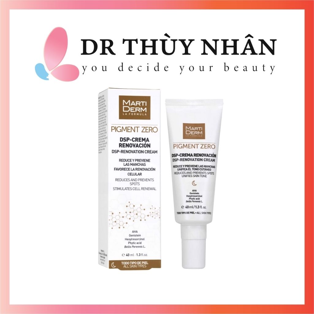Kem Đêm Làm Sáng Da MartiDerm Pigment Zero DSP Renovation Cream