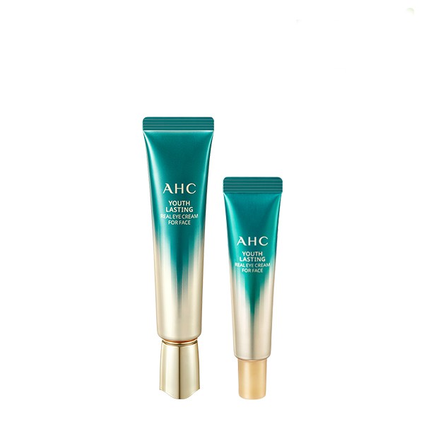 Kem Dưỡng Mắt AHC Ageless Real Eye Cream For Face mẫu mới màu xanh