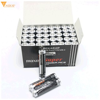 Combo 20 Viên Pin AAA Maxell Chất Liệu Cacbon