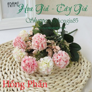 Hoa giả - Hoa cẩm tú cầu Vintage