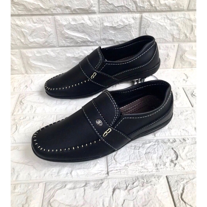 Giày mọi nam mẫu mới , phom đẹp , mã GM06 , size từ 39 - 44 , màu đen sang trọng lịch lãm