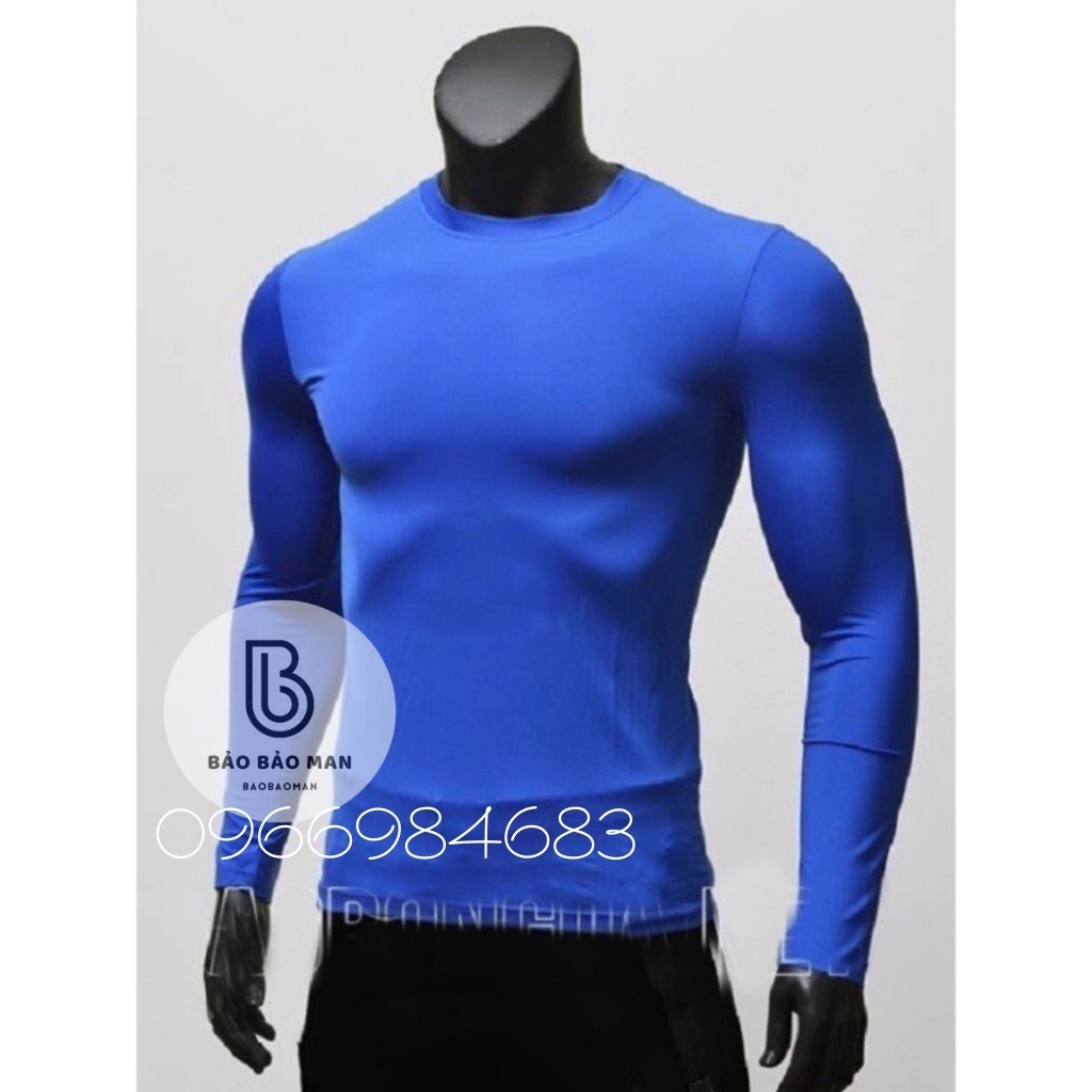 Áo thun nam dài tay, áo giữ nhiệt nam co dãn 4 chiều-namdaishop BAOBAO