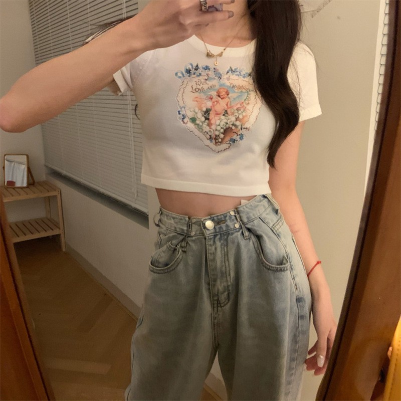 Áo croptop cổ vuông gợi cảm thời trang cho nữ