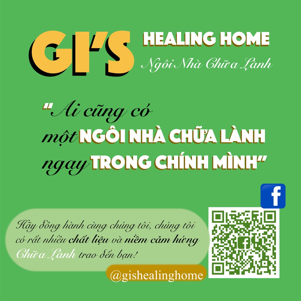 Lọ Đựng Tỉnh Thức GI’S Healing Home – Ống Hít Tinh Dầu Tỉnh Táo và Tập Trung - Tinh Dầu Thiên Nhiên đầy đủ Dược Tính