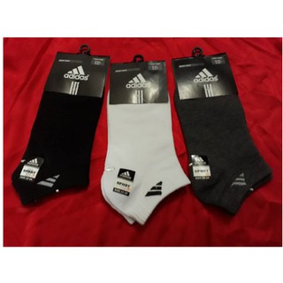Set 3 đôi tất nam Adidas cổ ngắng thông thoáng chống hôi chân, phù hợp chơi thể thao, đi các loại giày