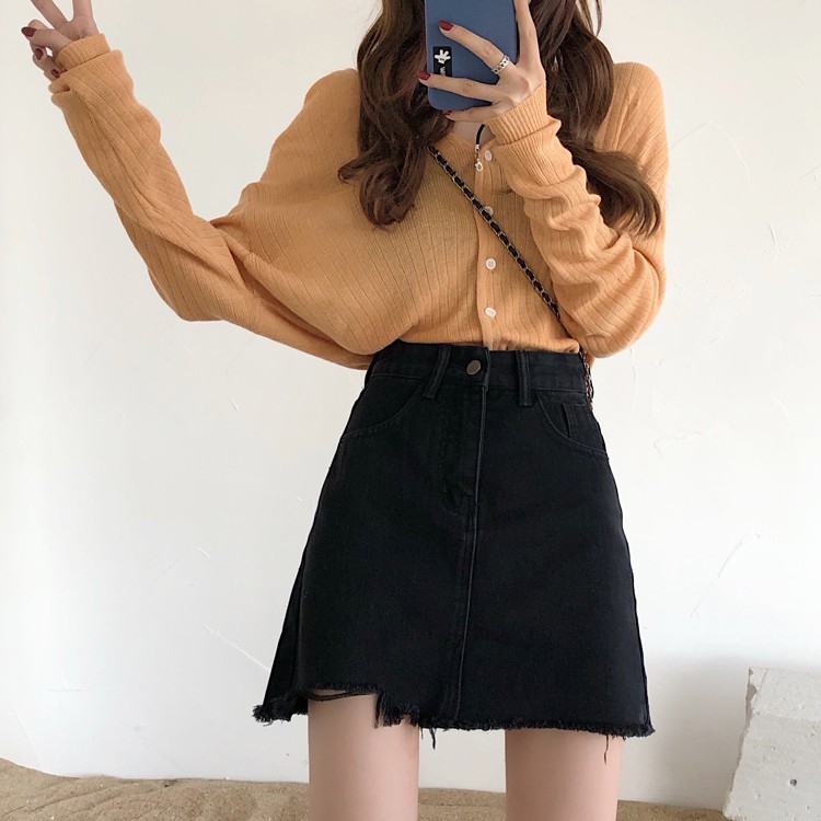 Chân Váy Denim Dáng Chữ A Thời Trang Cho Nữ | BigBuy360 - bigbuy360.vn