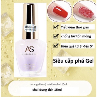 Nước phá gel AS phá sơn móng tay hiệu quả