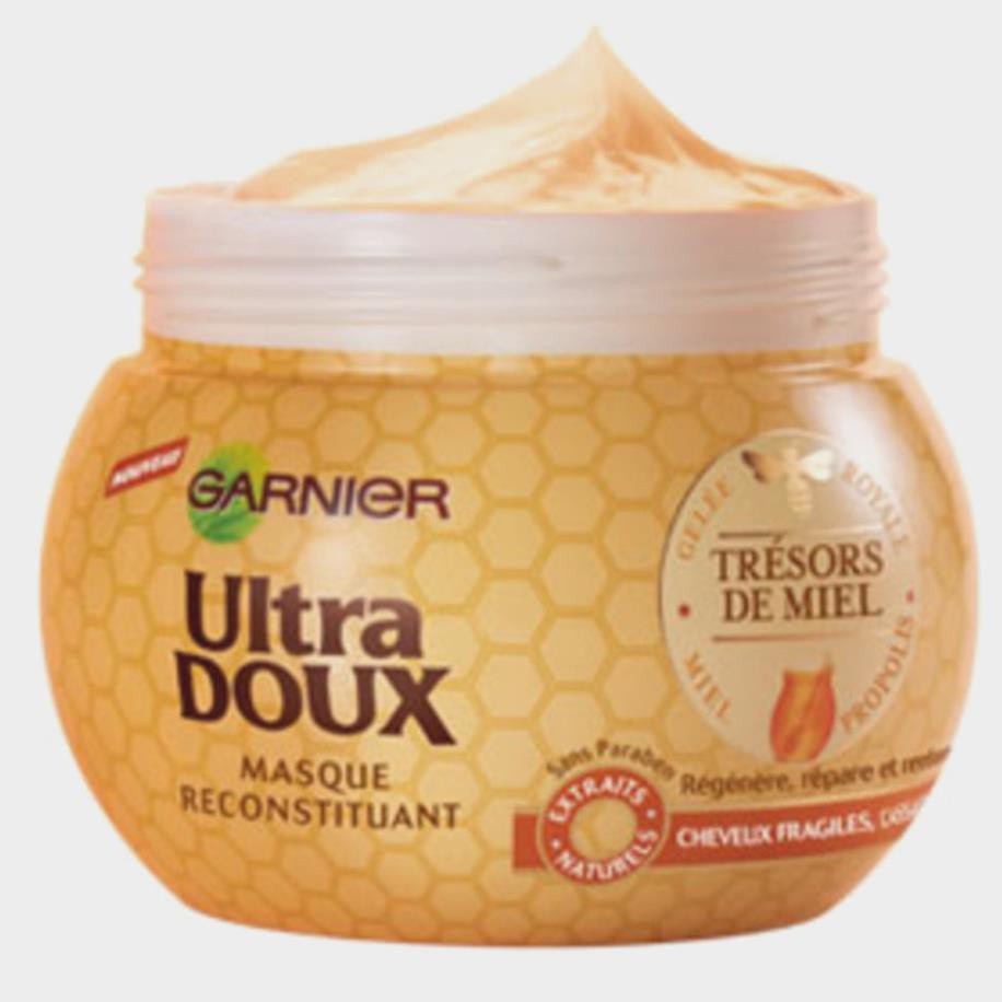 Mặt Nạ Ủ Tóc Mật Ong - Garnier Ultra Doux Masque Reconstituant Trésors de Miel 300ml