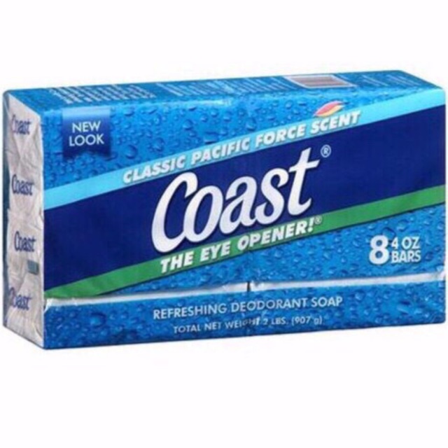 Mẫu mới xà bông Coast Mỹ (8 cục)