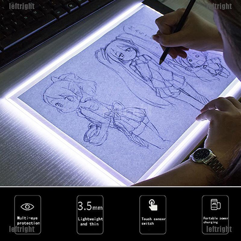 Hộp đèn LED vẽ tranh kích cỡ A4 cắm USB