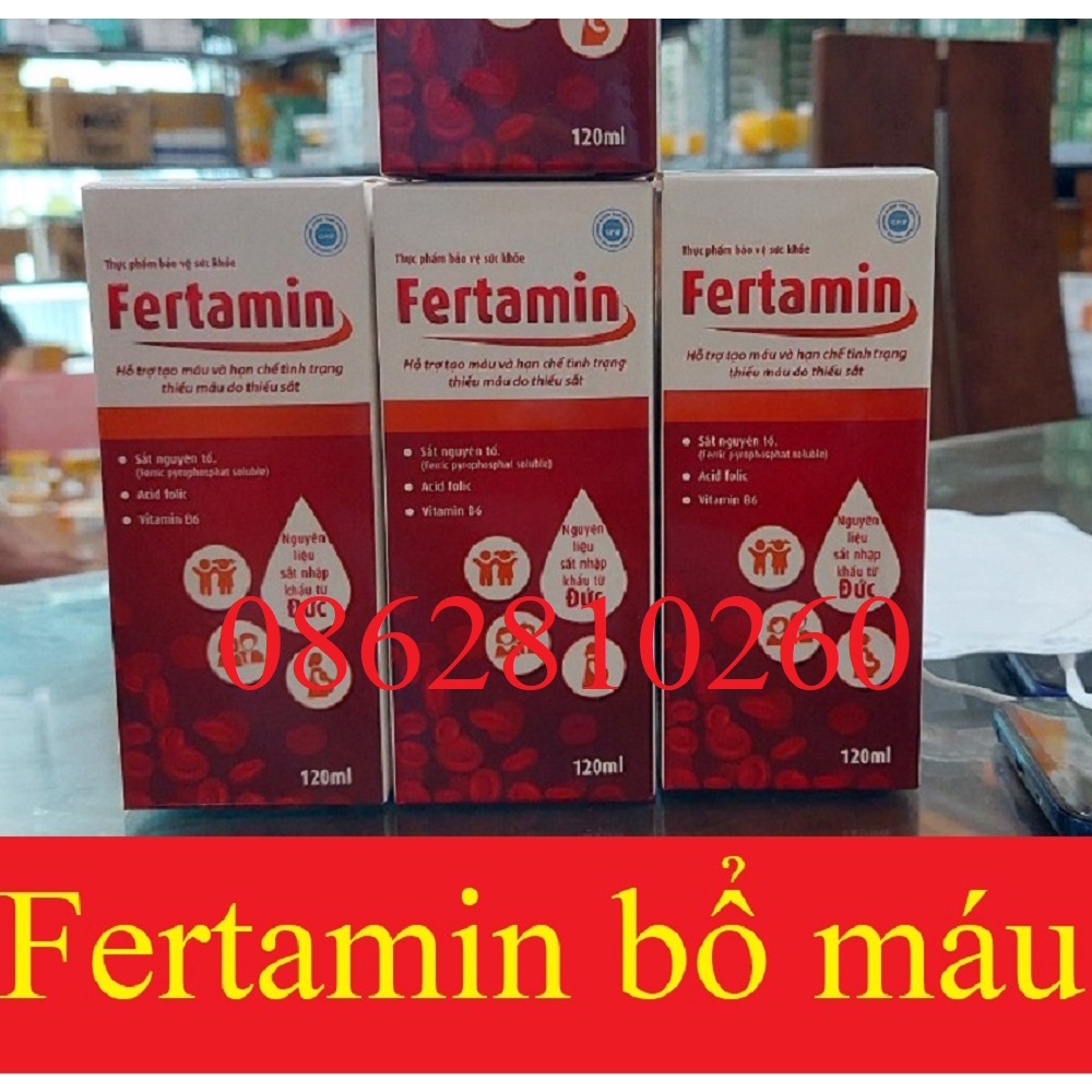 ❤ FERTAMIN - HỖ TRỢ TẠO MÁU VÀ HẠN CHẾ TÌNH TRẠNG THIẾU MÁU DO THIẾU SẮT, TỐT CHO BÀ BẦU VÀ TRẺ EM