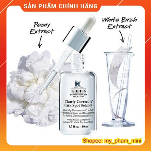 Serum dưỡng trắng giảm thâm nám Kiehls Clearly Corrective Dark Spot Solutiont 4ml