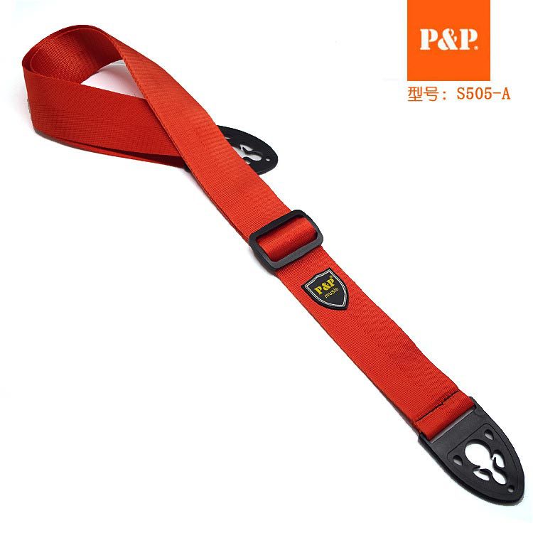 Dây đeo guitar P&P Music SR505 có kèm túi đựng pick, màu sắc đa dạng, bền chắc