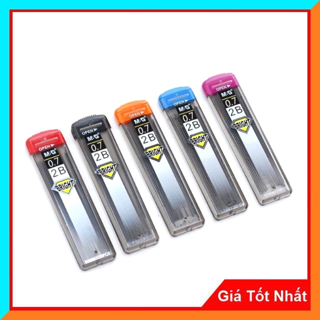 Ruột Chì Kim M&amp;G ASL60031 - 2B (0.7mm) Dùng Cho Các Loại Bút Chì Bấm