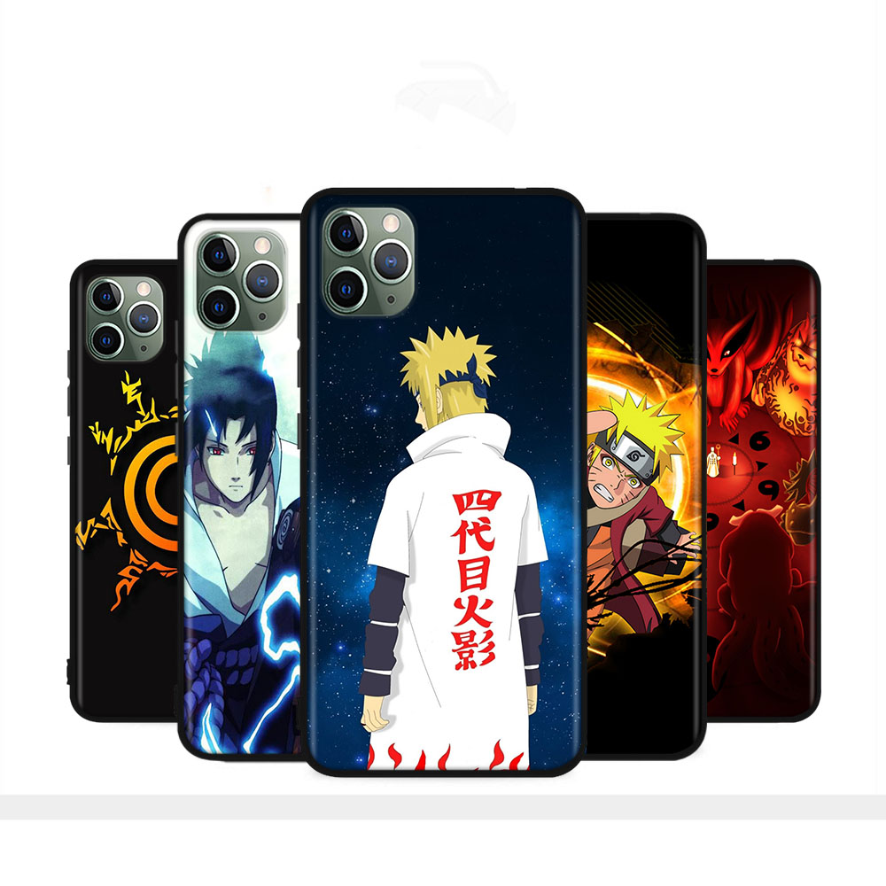 Ốp Điện Thoại Silicone Mềm H-173 Anime Naruto Cho iPhone XR 6 5S 6S 7 8 5 11 Pro Plus Max SE