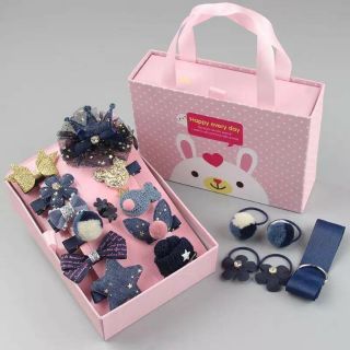 Set kẹp tóc cho bé gái 18 chi tiết
