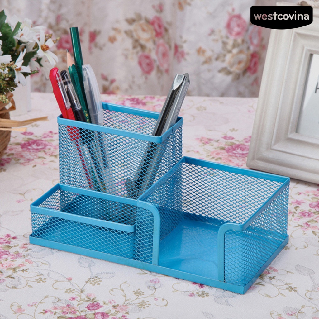 [Hot]✍Hộp Đựng Bút Chì Thước Kẻ Bằng Kim Loại Nhiều Ngăn Cho Trường Học