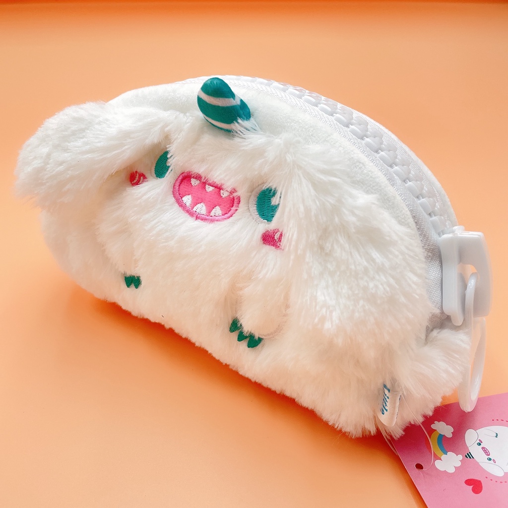 Túi Đựng Bút Hình Quái Vật Hoạt Hình Nhồi Bông Đáng Yêu Cho Bé