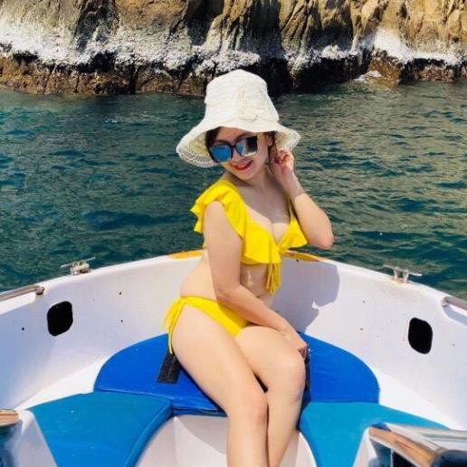 Bikini Đồ Bơi Nữ 2 Mảnh Đi Biển Quần Chip Aó Cánh Tiên Nâng Ngực BHV024