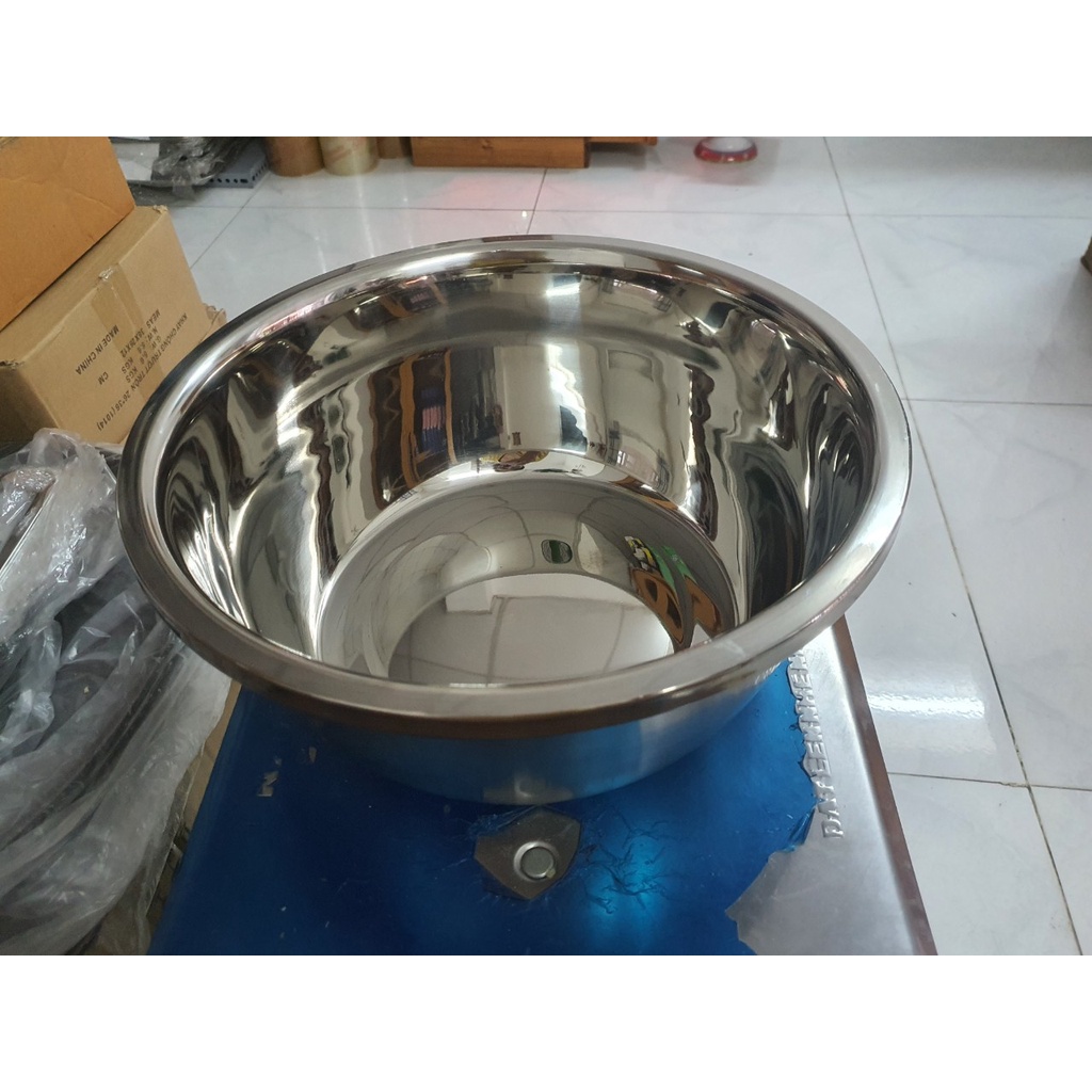 Thau inox cao cấp - SIZE ĐẠI LỚN 60 CM , 66 CM