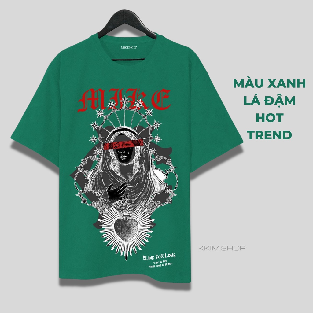 Áo Thun Tay Lỡ MIKENCO VIBE, áo phông unisex Form rộng oversize, chất liệu Cotton. KKIM Shop