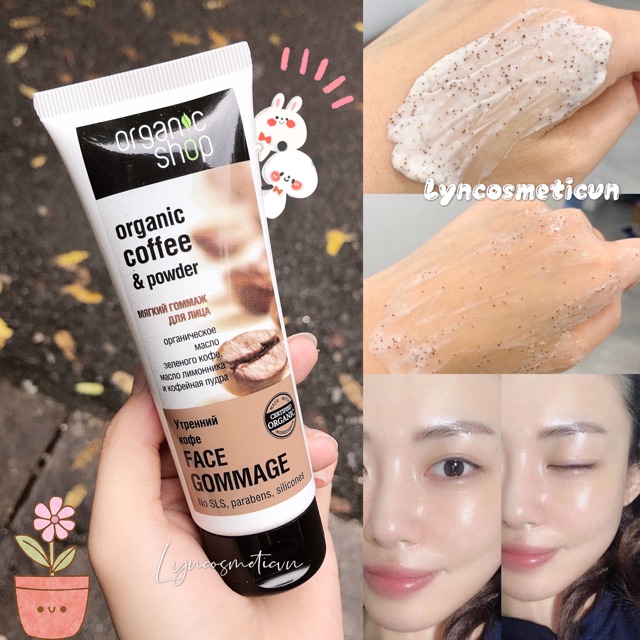 Tẩy tế bào chết Origanic Coffee &amp; Powder (face)