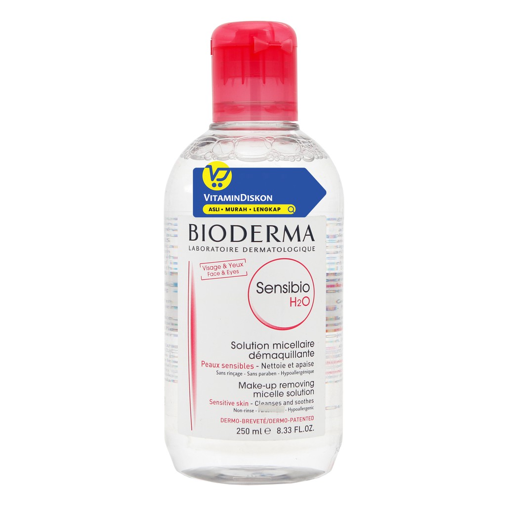 (hàng Mới Về) Sữa Rửa Mặt Bioderma Sensibio H2o 250ml Làm Sạch Da Mặt