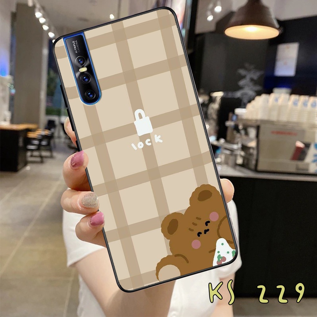 Ốp lưng Vivo V15 - Vivo V15 Pro - Vivo V17 - Vivo V17 Pro - Ốp in hình gấu bear ngộ nghĩnh