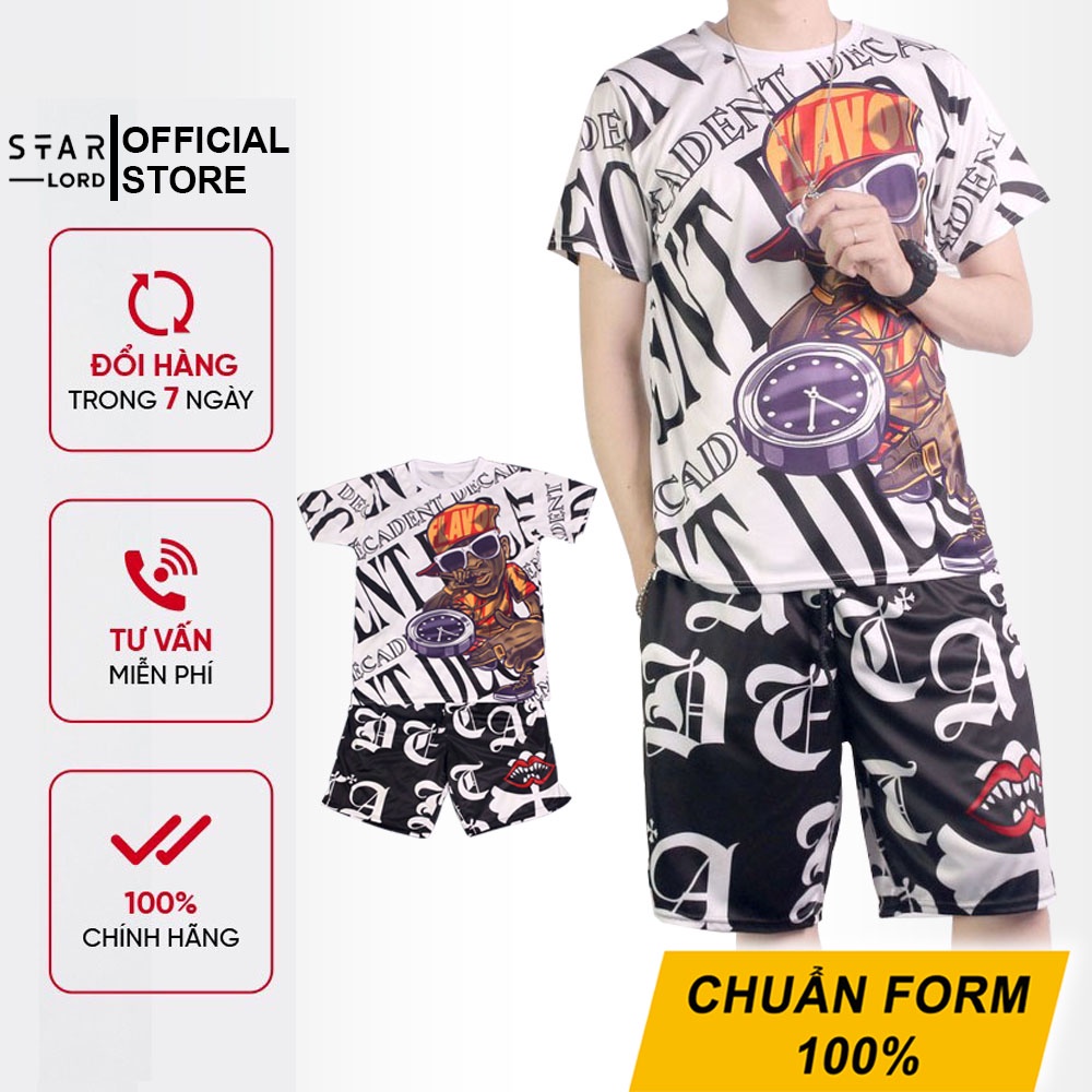 [Mã BMBAU50 giảm 7% đơn 99K] Bộ Đồ Nam Nữ Mẫu In Phong Cách Ulzzang Chất Cotton SL1019