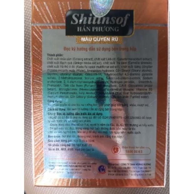 SHITINSOF HÁN PHƯƠNG MÀU NÂU HẠT DẺ HỘP 3 GÓI | BigBuy360 - bigbuy360.vn